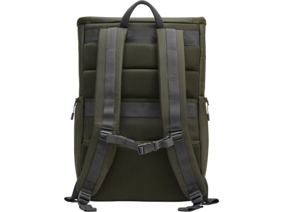 HP Backpack 15.6-inch Modular Laptop, Gray/Green