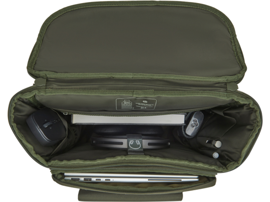HP Backpack 15.6-inch Modular Laptop, Gray/Green