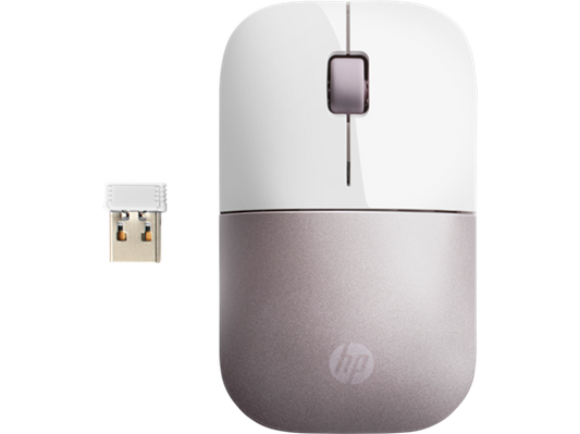 HP Mouse Wireless, Z3700, White/Pink