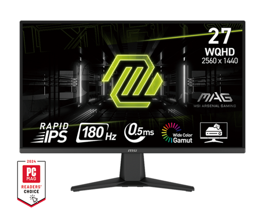 MSI Monitor Gaming MAG 275QF, 27" Rapid IPS, WQHD