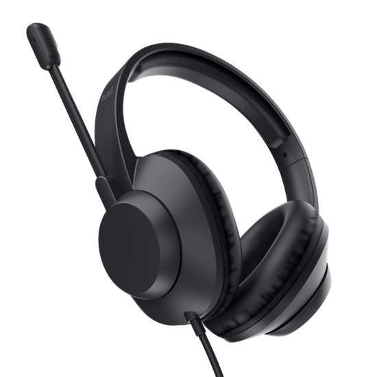 Trust Headset Ayda Max USB, wired USB-C USB-A, Black