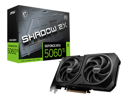 MSI Graphic Card, GeForce RTX™ 5060 Ti 16G SHADOW