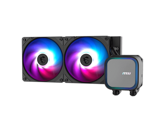 MSI MAG Cooler 240mm ARGB Intel/AMD PWM Fans, 2Y