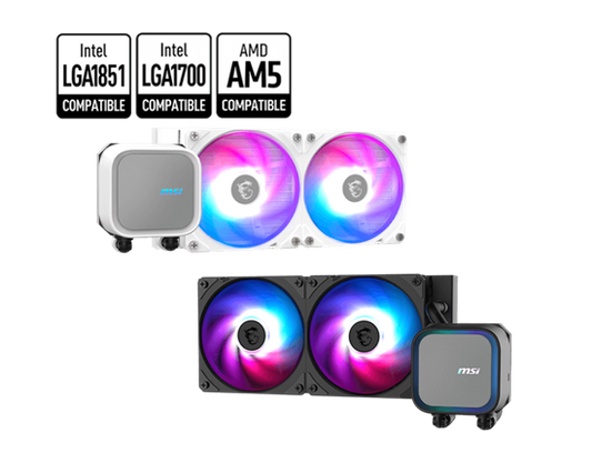 MSI MAG Cooler 360mm ARGB Intel/AMD Triple Fan, 3Y