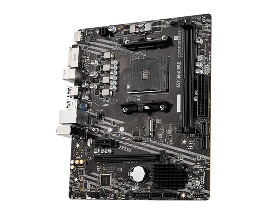 MSI MB A520M-A PRO, mATX,Support AMD Ryzen 5000/50