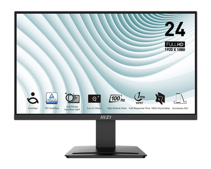 MSI Monitor PRO MP2412, 23.8" VA, FHD