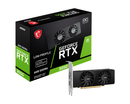 MSI Graphics Card,GeForce RTX 3050 LP 6G, 6GBGDDR6