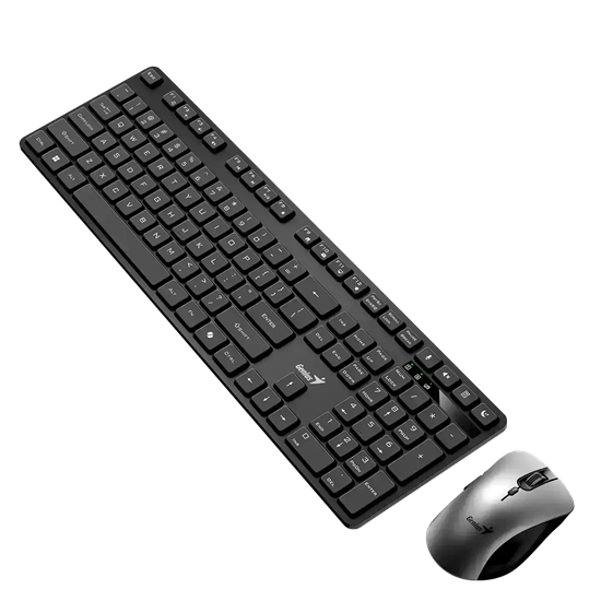 Genius Keyboard + Mouse Wireless KM-8216S, AI Copi