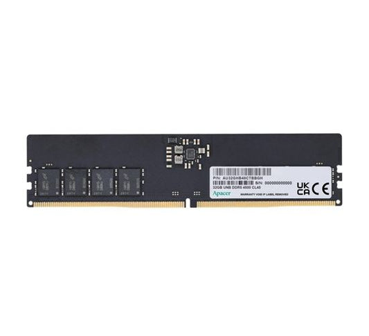Apacer Ram, 8GB, DDR5, UDIMM PC, 4800