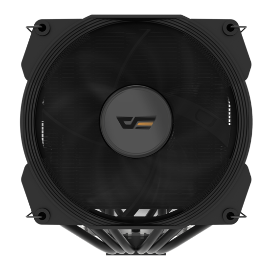 Darkflash Air Cooler D21, No Light, 120mm Fan, Black