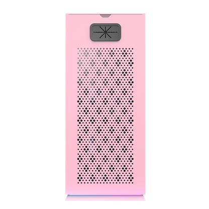 Darkflash Case DLH21, ITX Tower, Light Strip,Pink