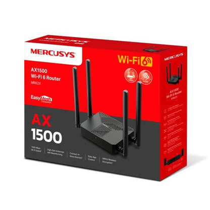 Mercusys Router Wi-Fi 6 AX1500 Dual-Band