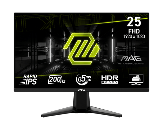 MSI Monitor MAG 255F E20, 24.5” Rapid IPS