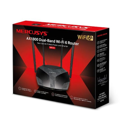 Mercusys Router Wi-Fi 6 AX1800 Dual-Band