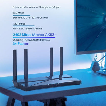 TP-Link Router Wi-Fi 6 AX3000 Dual Band Gigabit