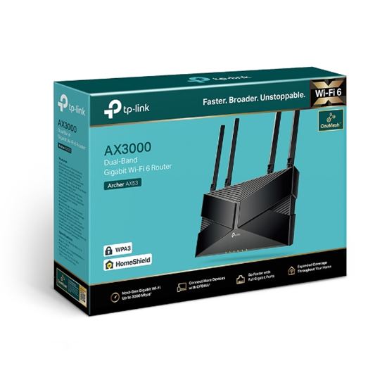 TP-Link Router Wi-Fi 6 AX3000 Dual Band Gigabit