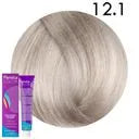 Ngjyre për flokë 12.1 Super bionde platin hiri extra + Hidrogjen 150ml gratis