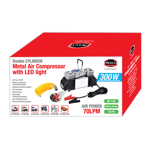 Praxis Kompresor I Ajrit me 2 Cilindra 300W