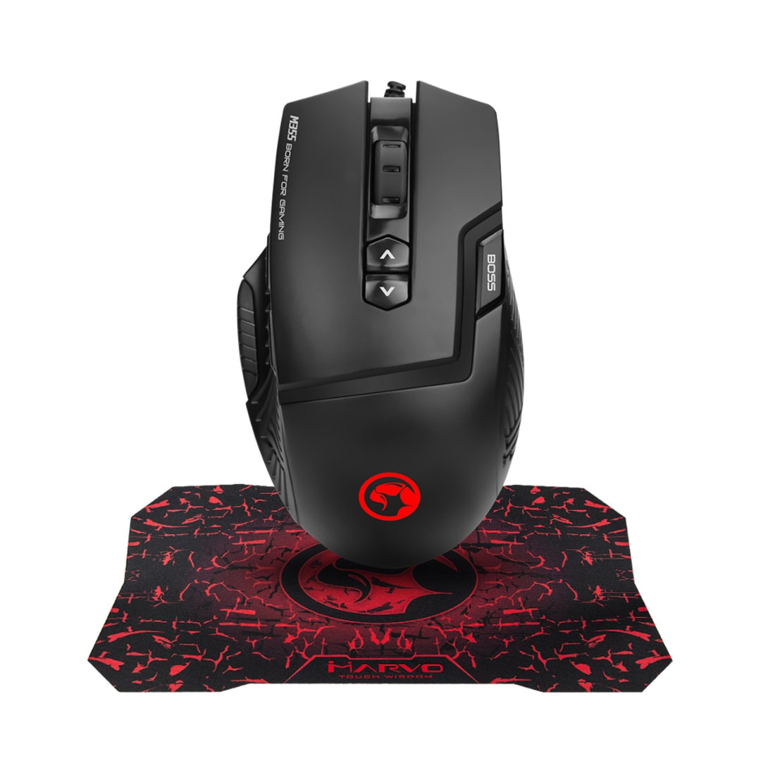 Set - Mouse + Mousepad (2N1) MARVO M355+G1