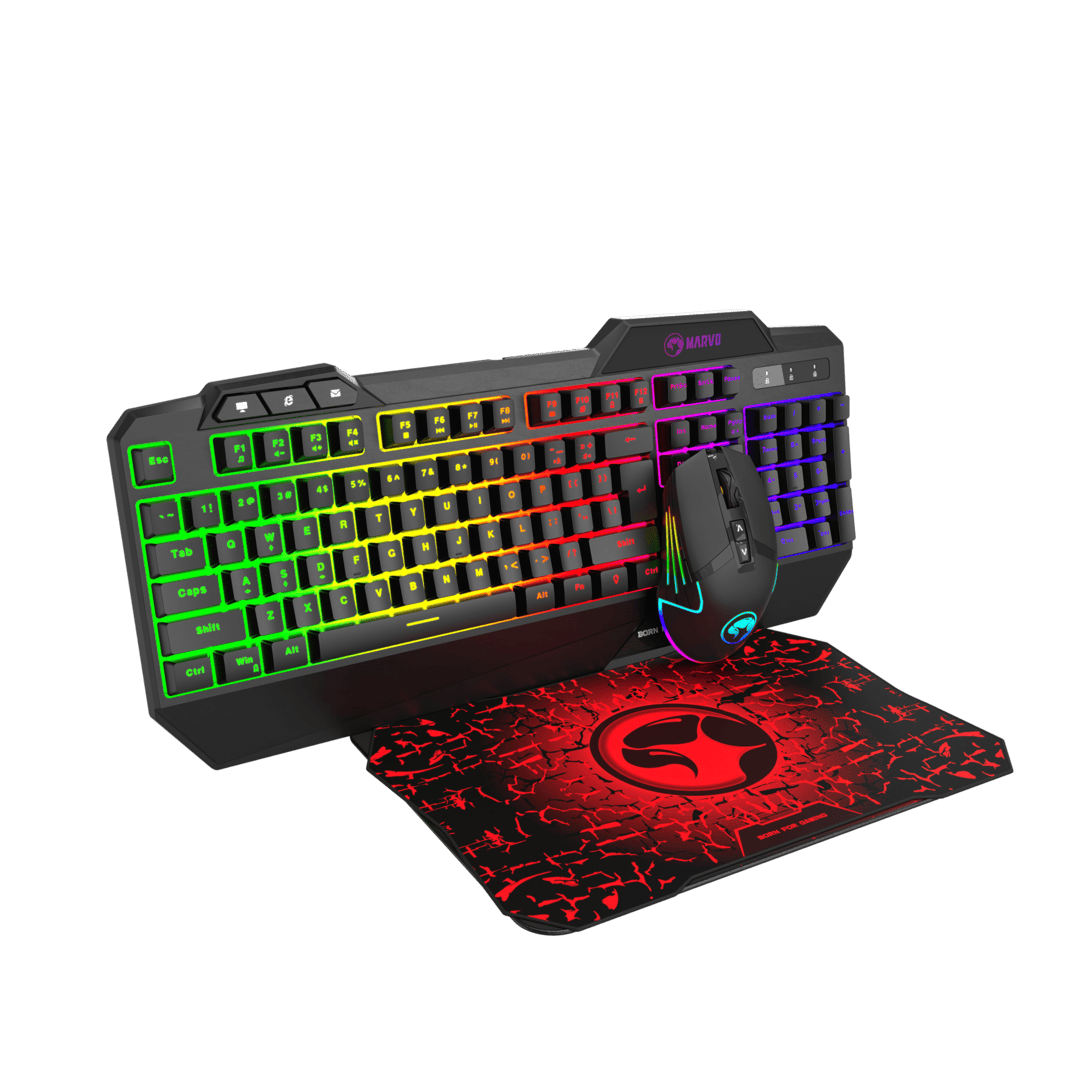 Set - Tastierë, Maus + Mauspad MARVO CM306 EN
