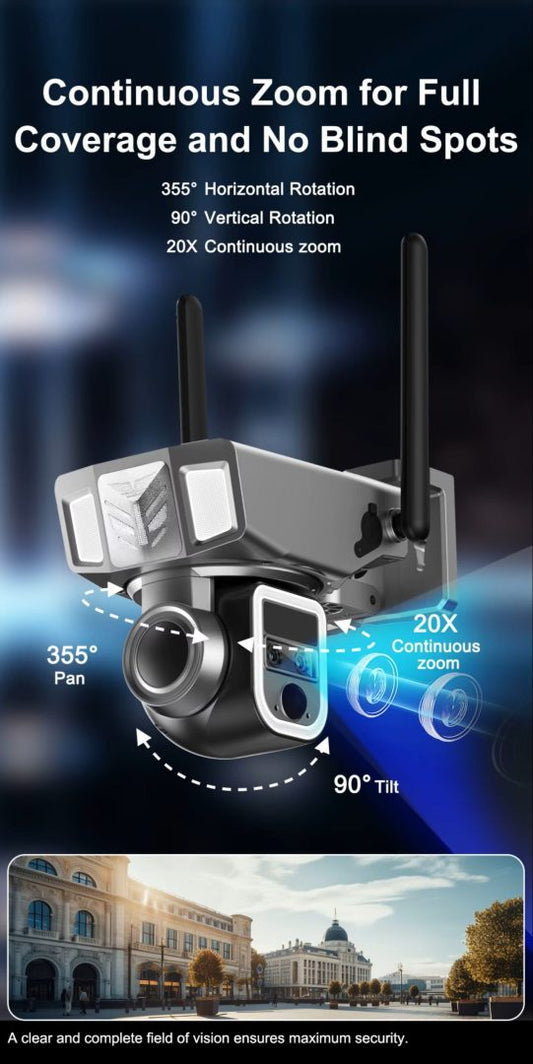 Kamere Profesionale Solare Wifi 8.0MP 20X Zoom Optical