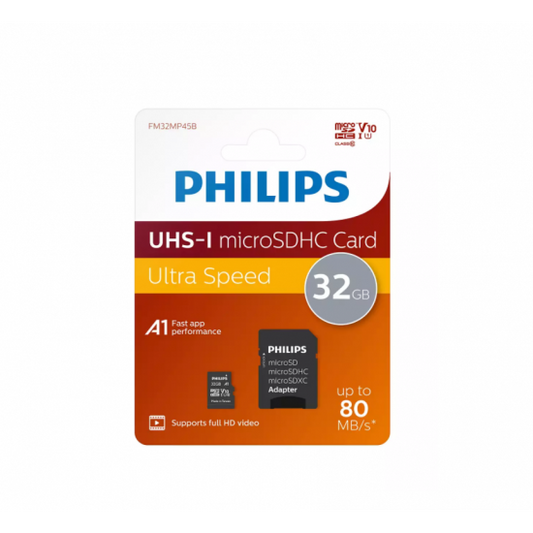 MicroSD card 32gb Philips (FM32MP45B)