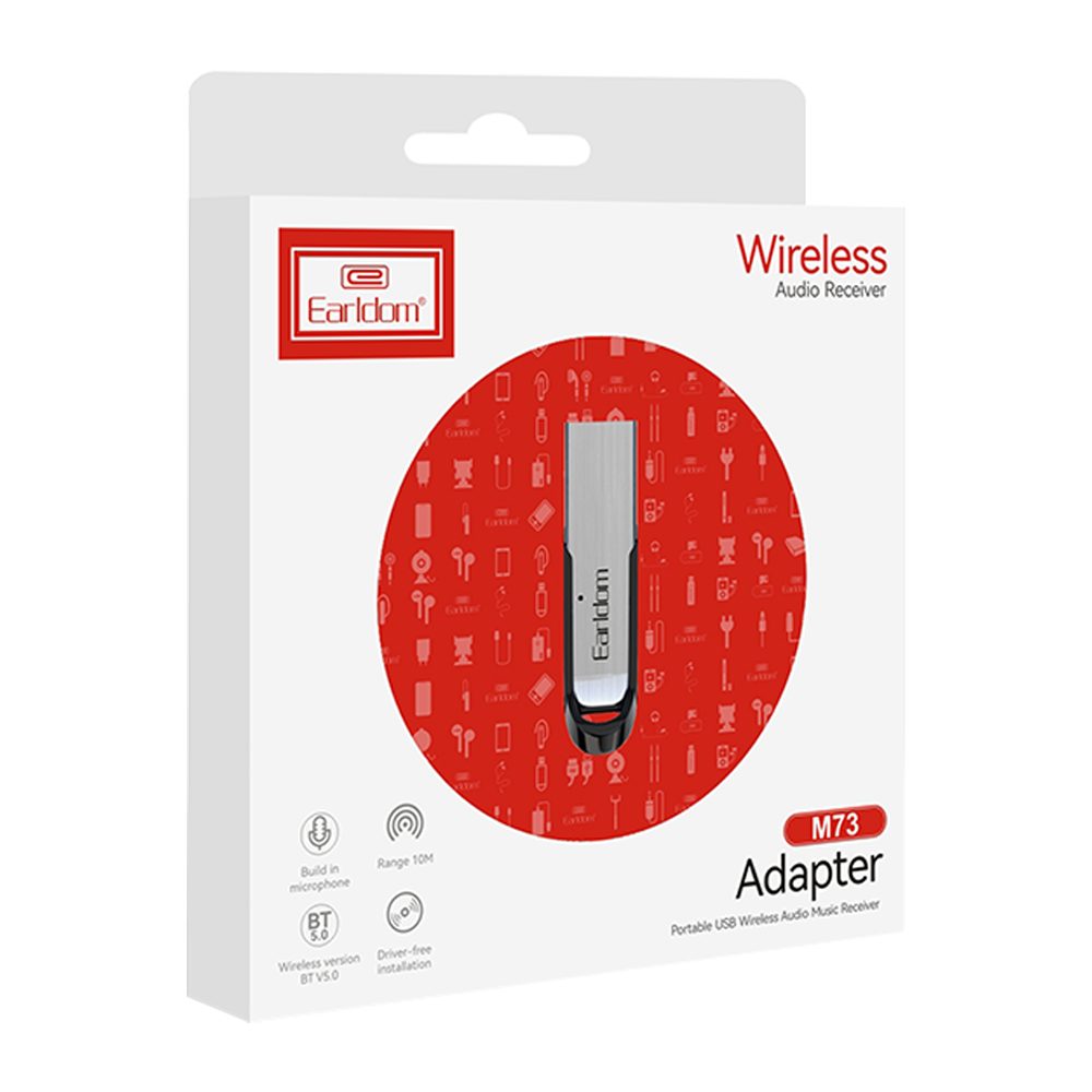 Audio Reciver Aux Bluetooth Earldom ET-M73