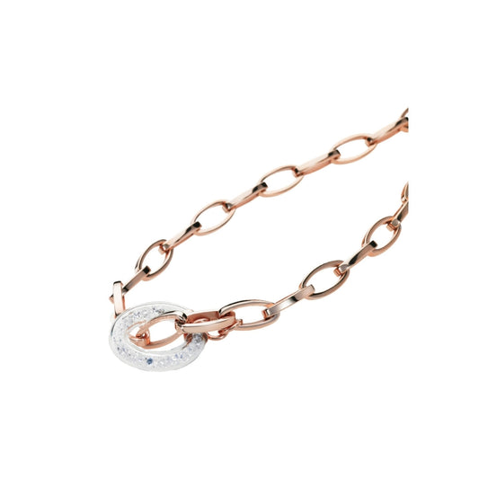 Storm CRYSTA LOOP NECKLACE ROSE GOLD