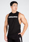 Milo Drop Armhole Tank Top - Black