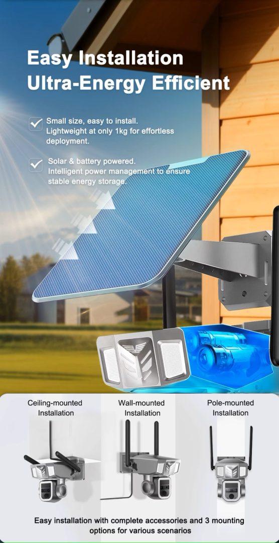 Kamere Profesionale Solare Wifi 8.0MP 20X Zoom Optical