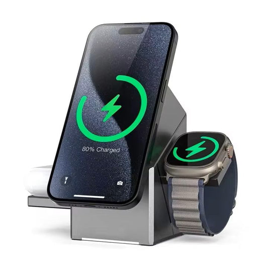 3ne1 Mbajtëse Dhe Mbushes për Telefon Magnetike Q2