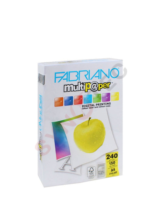Fabriano Multi 240Gr A4 Bianco 150F