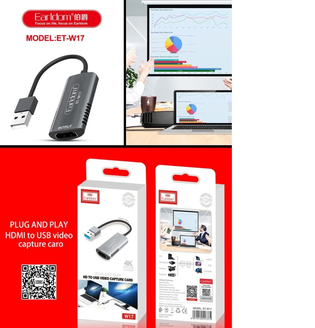 Konvertor Hdmi To Usb Earldom (w17)
