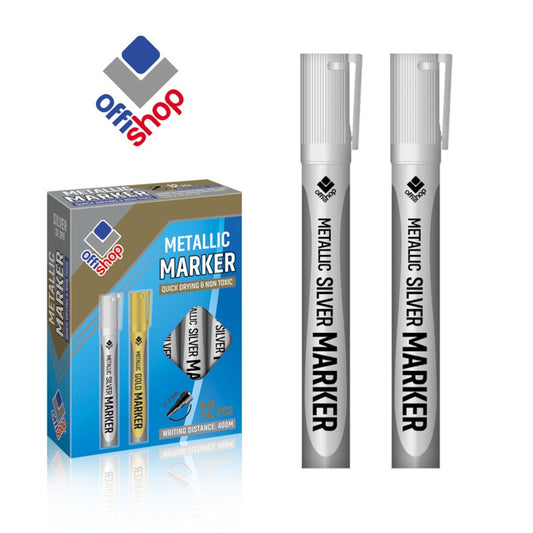 Osh Marker Metalik Silver Of098