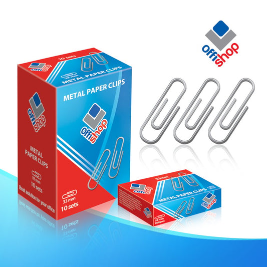 Osh Paper Clips 33Mm 1/10 Of003