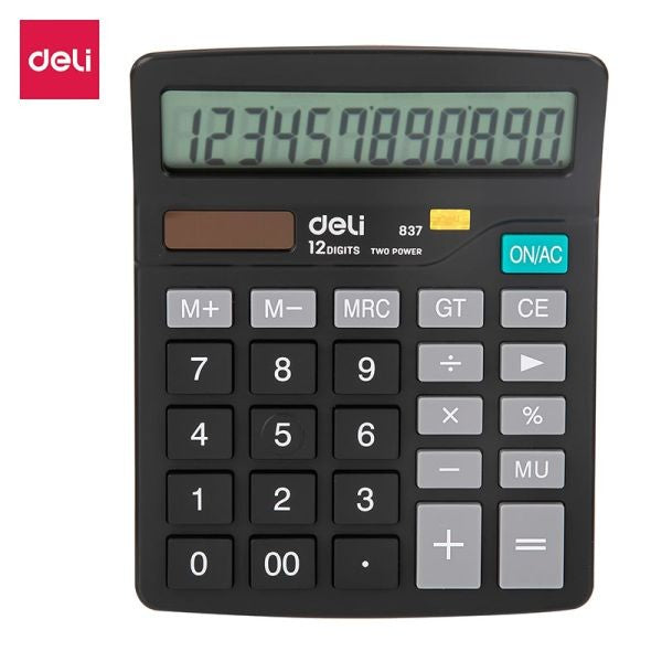 Deli Calculator 837 12Digit 1/20
