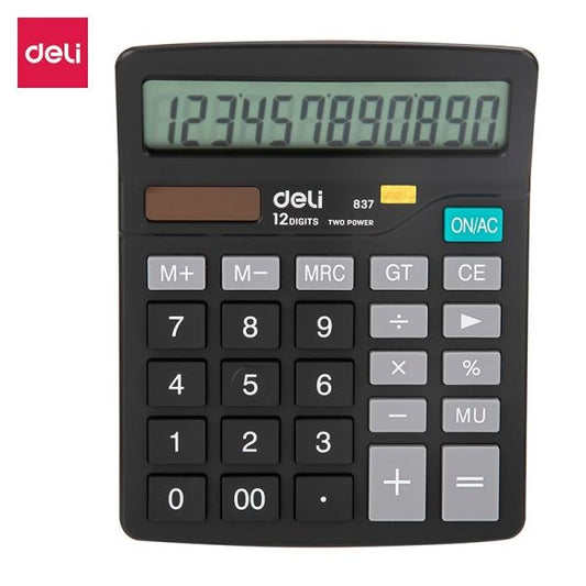 Deli Calculator 837 12Digit 1/20