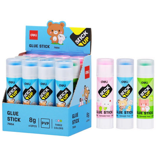 Deli Ngjites Stick 8Gr Me Ngjyra 7165A 1/12
