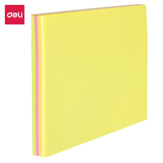 Deli Postit 76X76 100Fl Neon Mix A02602 1/12