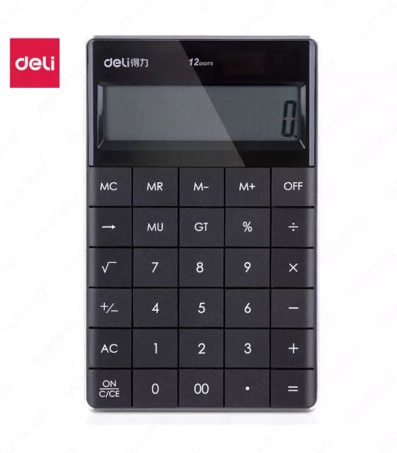 Deli Calculator 1589P Modern 12 Digit 1/10