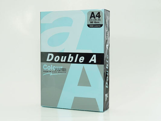 Double A Leter Me Ngjyre A4 80Gr Ocean 100Fl