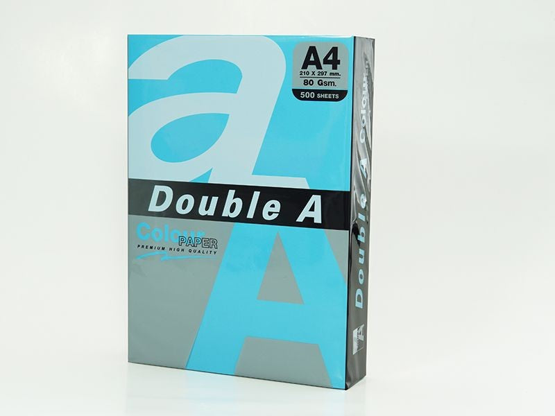Double A Leter Me Ngjyre A4 80Gr Deep Blue 25Fl