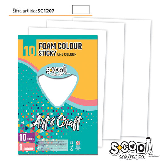 Osh Decorative Sticky Paper White 20X30Cm 1/10 Sc1207