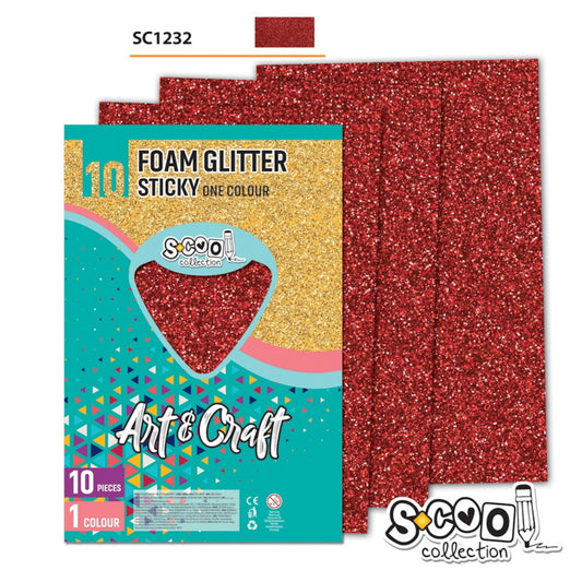 Osh Leter Dekoruese Sticky Me Xixa E Kuqe E Mbyllet 20X30Cm 1/10 Sc1232