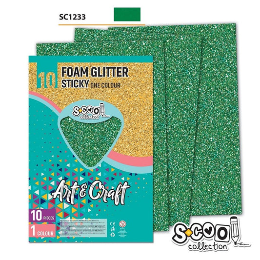 Osh Decorative Paper Sticky With Green Leaves And Seal 20X30Cm 1/10 Sc1233