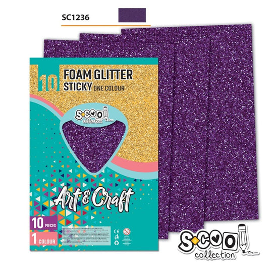 Osh Leter Dekoruese Sticky Me Xixa Vjollce Mbyllet 20X30Cm 1/10 Sc1236
