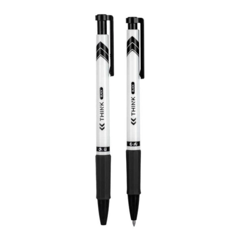 Deli Kimik Ballpoint Think Q25Bk Black 0.7 1/12