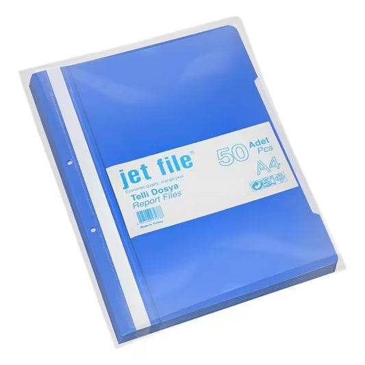 Exxo Jet File Mechanism 100Mic A4 Blue 1/50