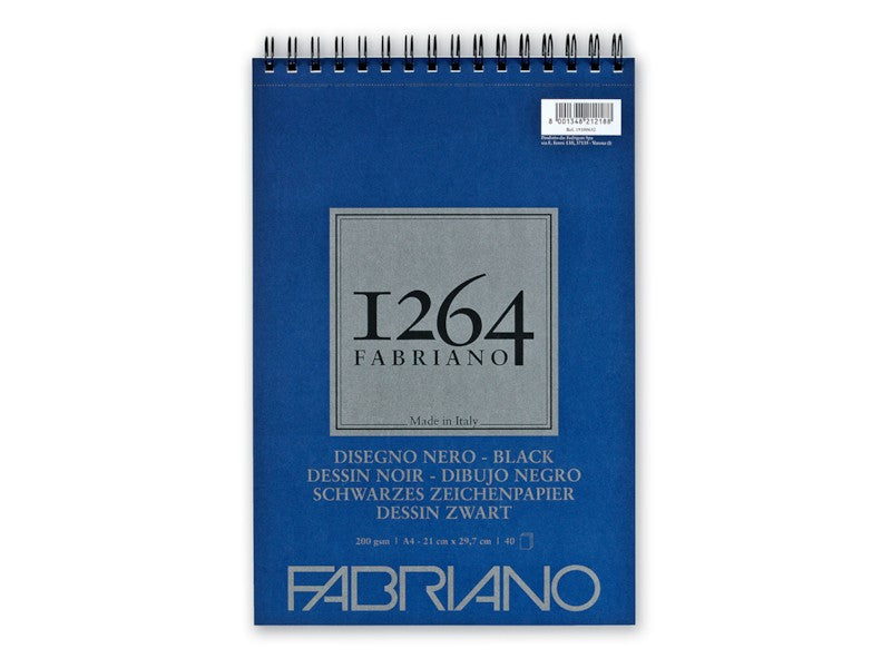 Fabriano Spiral Notebook A3 Black Design 200Gr 40Fl 19100653