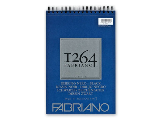 Fabriano Spiral Notebook A3 Black Design 200Gr 40Fl 19100653